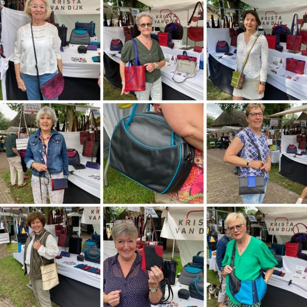 Blije Kristas kunstmarkt klanten in de tassengalerie.jpg