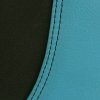 leren tas zwart donkerblauw turquoise detail luxe schoudertas dutch design stiksels model Kristas ha