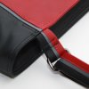 zwart rode leren tas detail schouderband.jpg