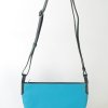 klein tasje crossbody met verstelbare schouderband turquoise blauw leer Kristas tassen.jpg