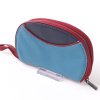 Kristas leren mini portemonnee kleurrijk donkerblauw turquoise leer dutch design Kristas tassen.jpg