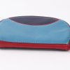 bodem leren mini portemonnee sleutelhoesje donkerblauw turquoise leer dutch design Kristas tassen.jpg
