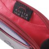 bovenkant label Krista van Dijk leren mini portemonnee met rits kleurrijk zwart paars felrood leer dutch design Kristas tassen.jpg