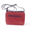 crossbody tas zwart felrood leren Kristas met verstelbare schouderband model Vihti.jpg