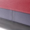 leren tas brede bodem zwart rood paars leder dutch design Krista van Dijk.jpg
