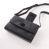 dutch design tas met verwisselbare kleur klittenband zwart leer ontwerp Krista van Dijk model France small.jpg