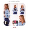 Portemonnee zwart met kleurtjes model Krista's France large (2).jpg