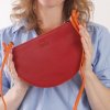 leren tasje cadeau Krista's roze ferlood oranje leer heuptasje.jpg