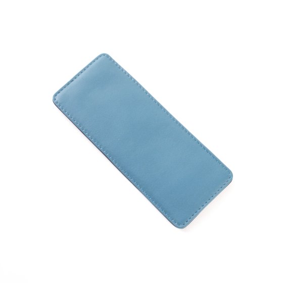 turquoise leren frontje tas France small.jpg